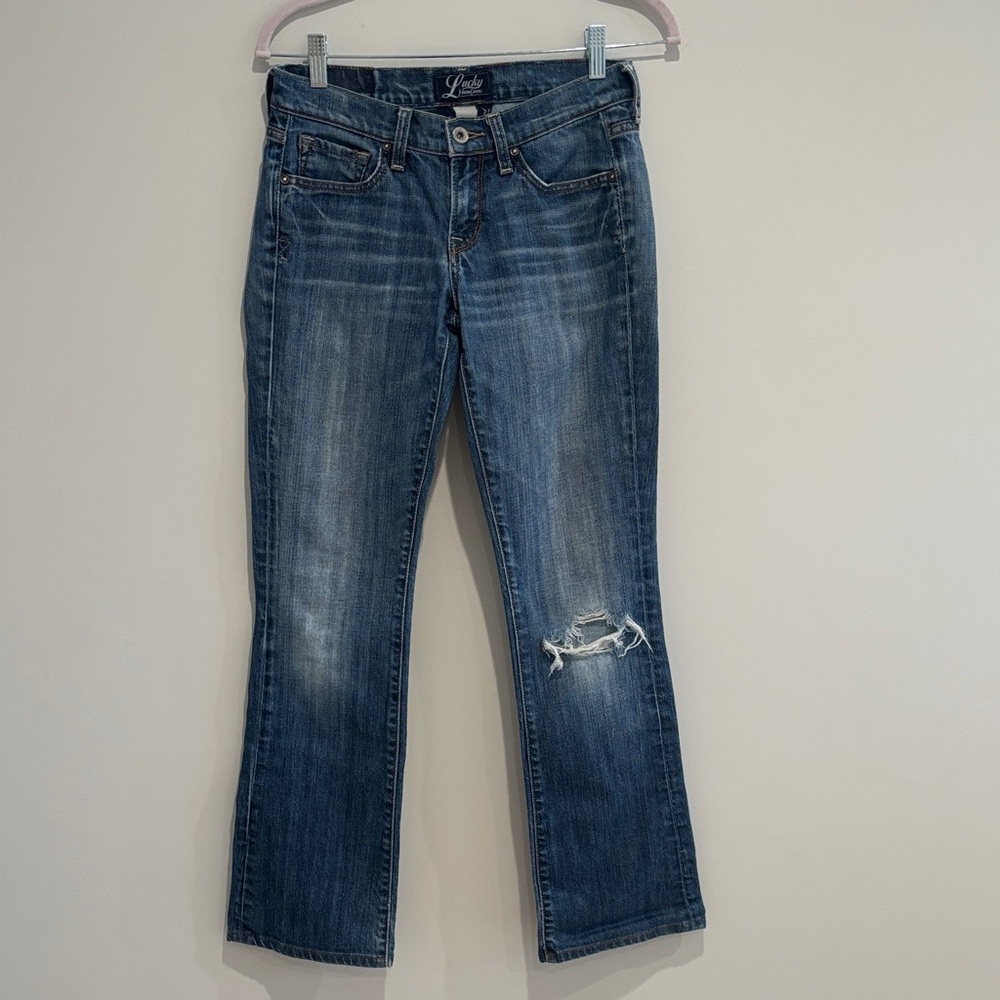 Lucky Brand Larkspur Zoe Women's Indigo Boot Cut Jeans
